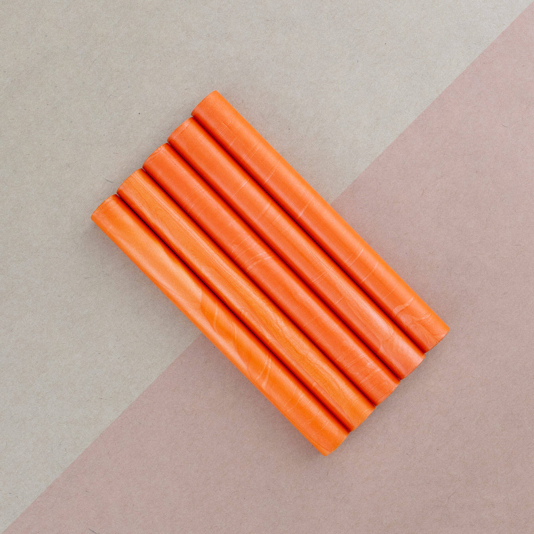 Flexible Sealing Wax - Orange Pearl - Kustom Haus