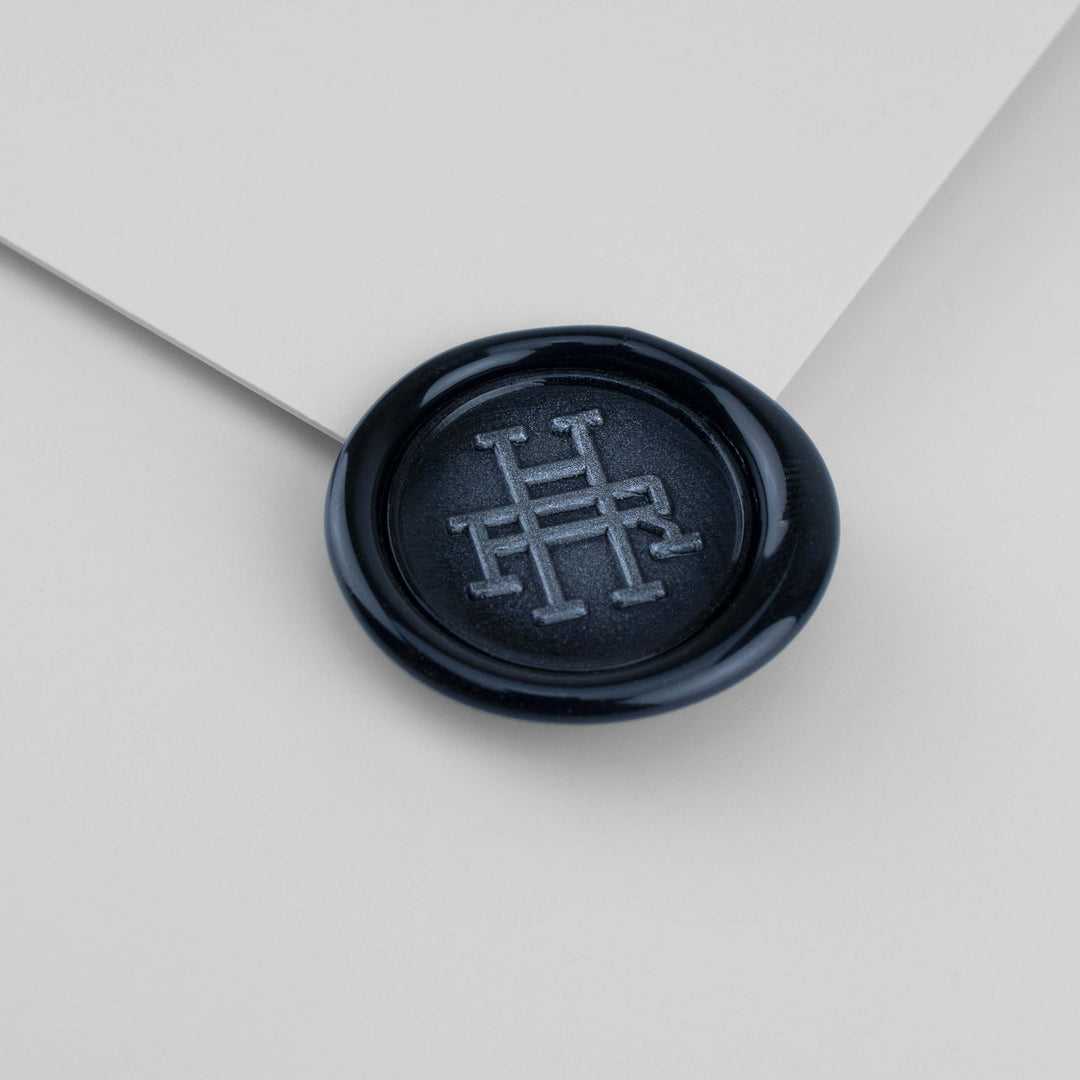 Kustom Haus - Wax Seal Stamp - Collegiate Monogram