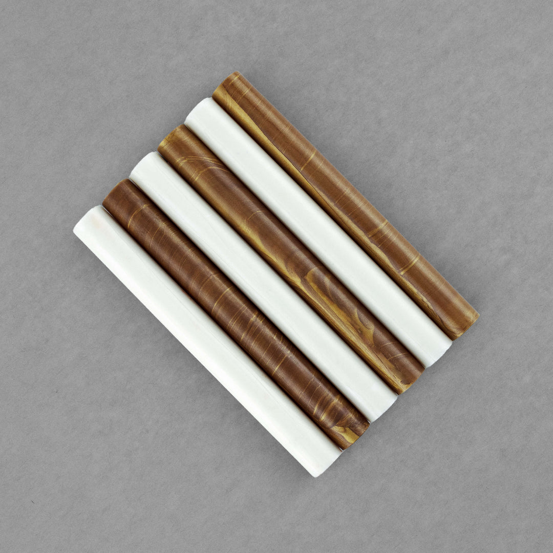 Kustom Haus - Flexible Sealing Wax Sticks - Christmas - White and Gold