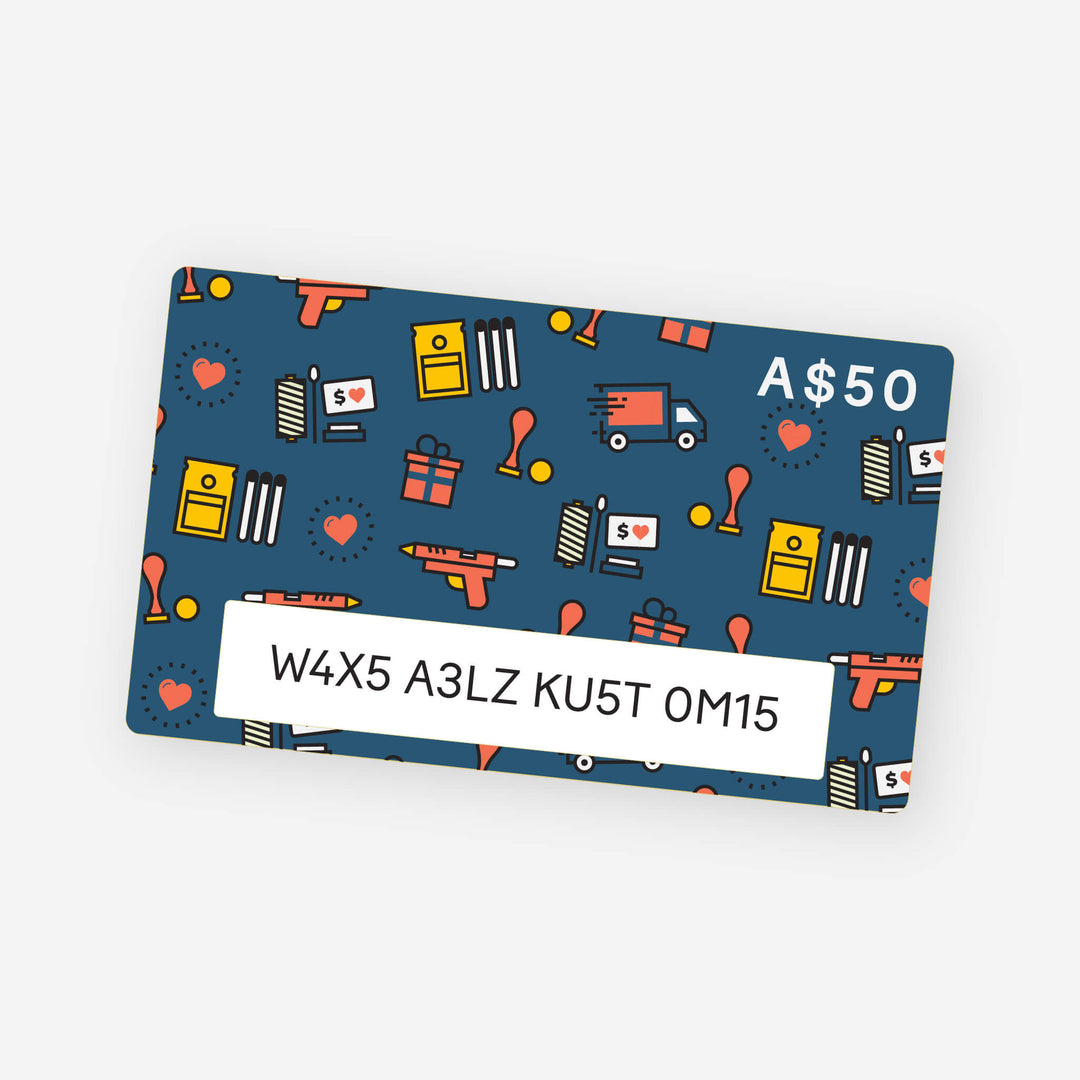 Gift Card - Digital - Kustom Haus Wax Seal Stamps
