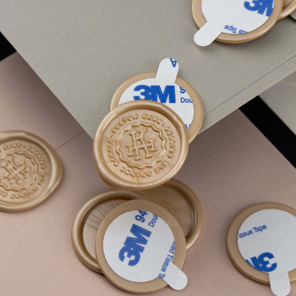 Wax Seal Stickers - Custom Design - 24 mm - Kustom Haus