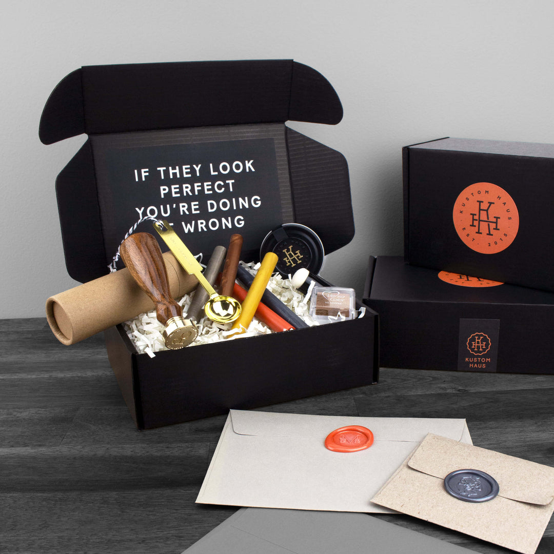 This Custom Wax Seal Stamp Kit Is About to Take Your Thank You