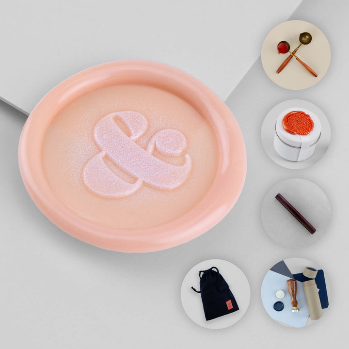 Gift Set with Wax Seal Stamp - Ampersand