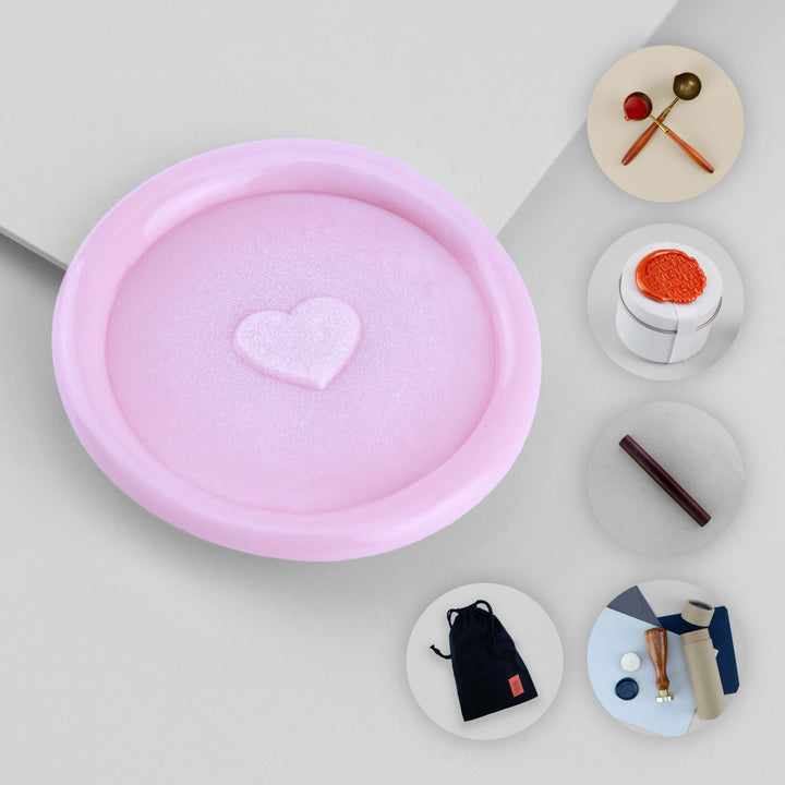 Gift Set with Wax Seal Stamp - Tiny Heart
