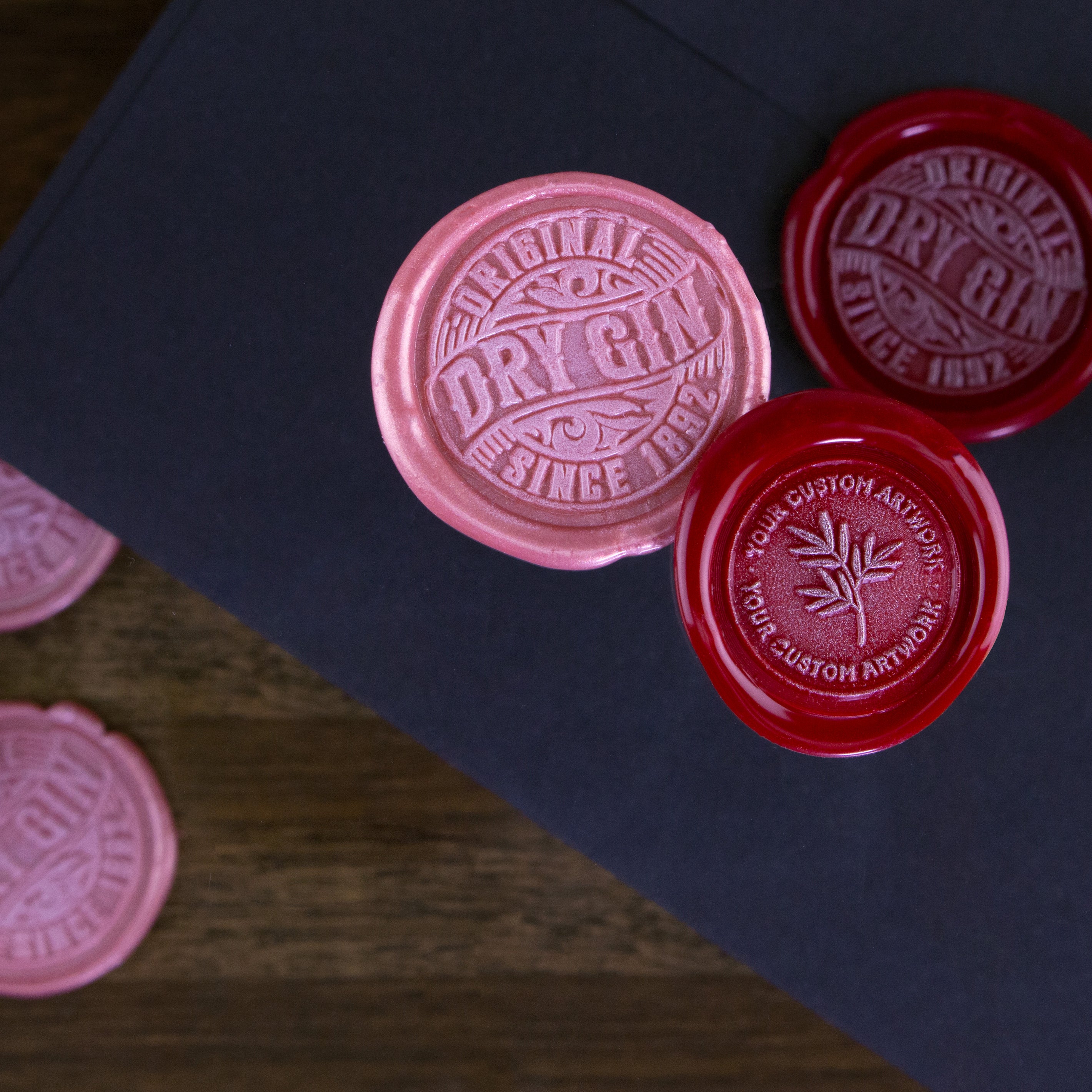 Kustom Haus Custom Design Wax Seal Stamps featuring your logo or artwork