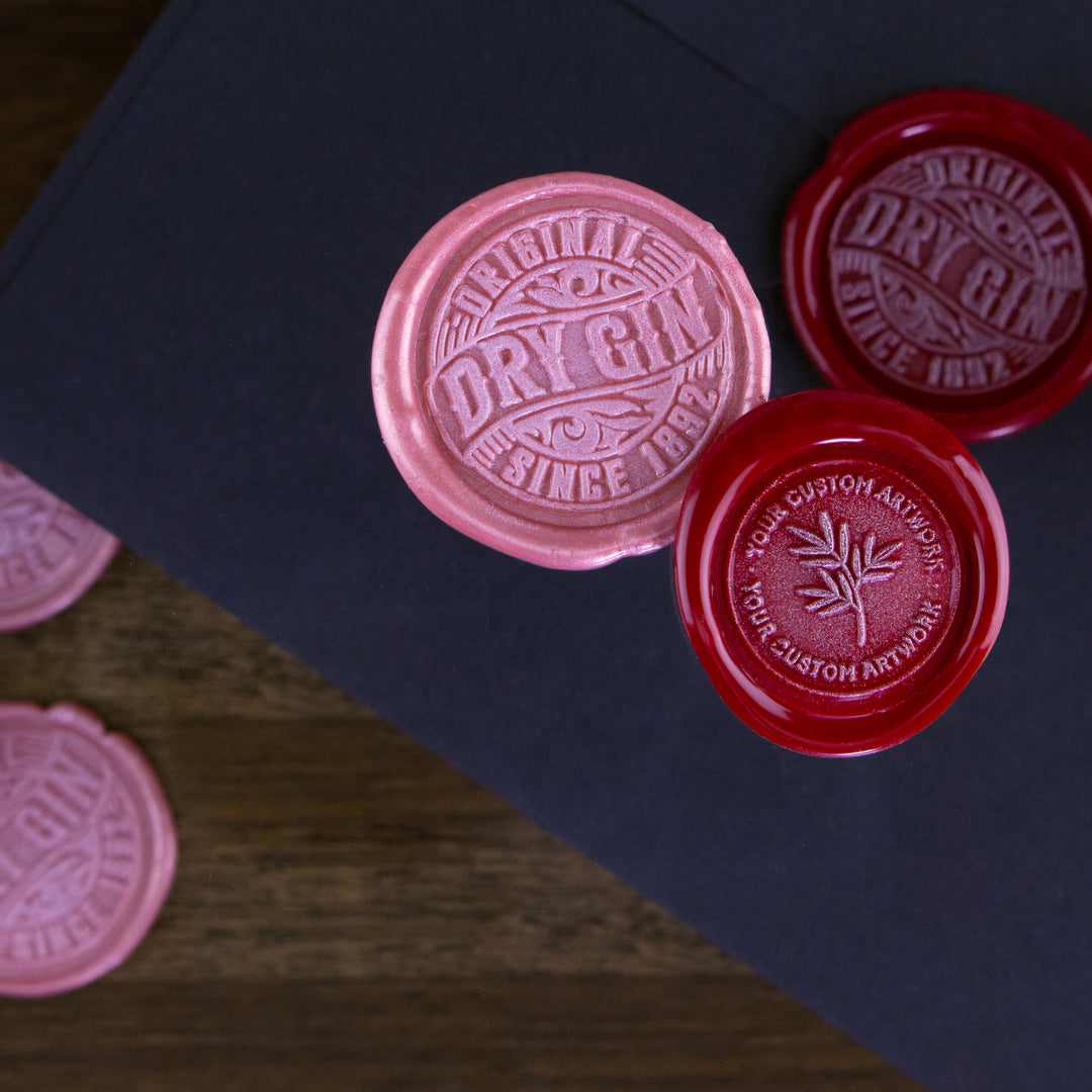 Kustom Haus Custom Design Wax Seal Stamps featuring your logo or artwork