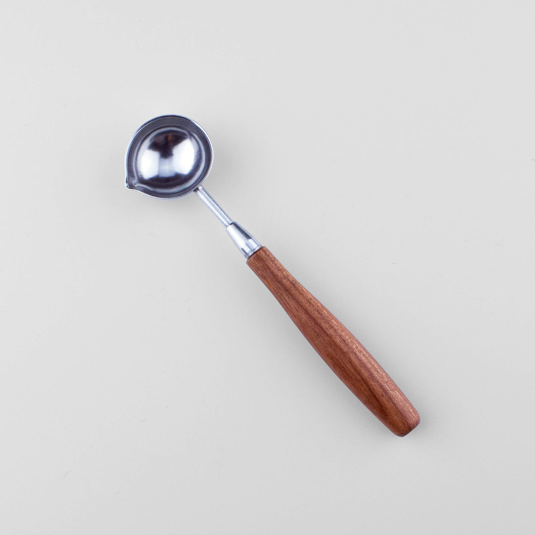 Melting Spoon - Spout and Wooden Handle - Kustom Haus