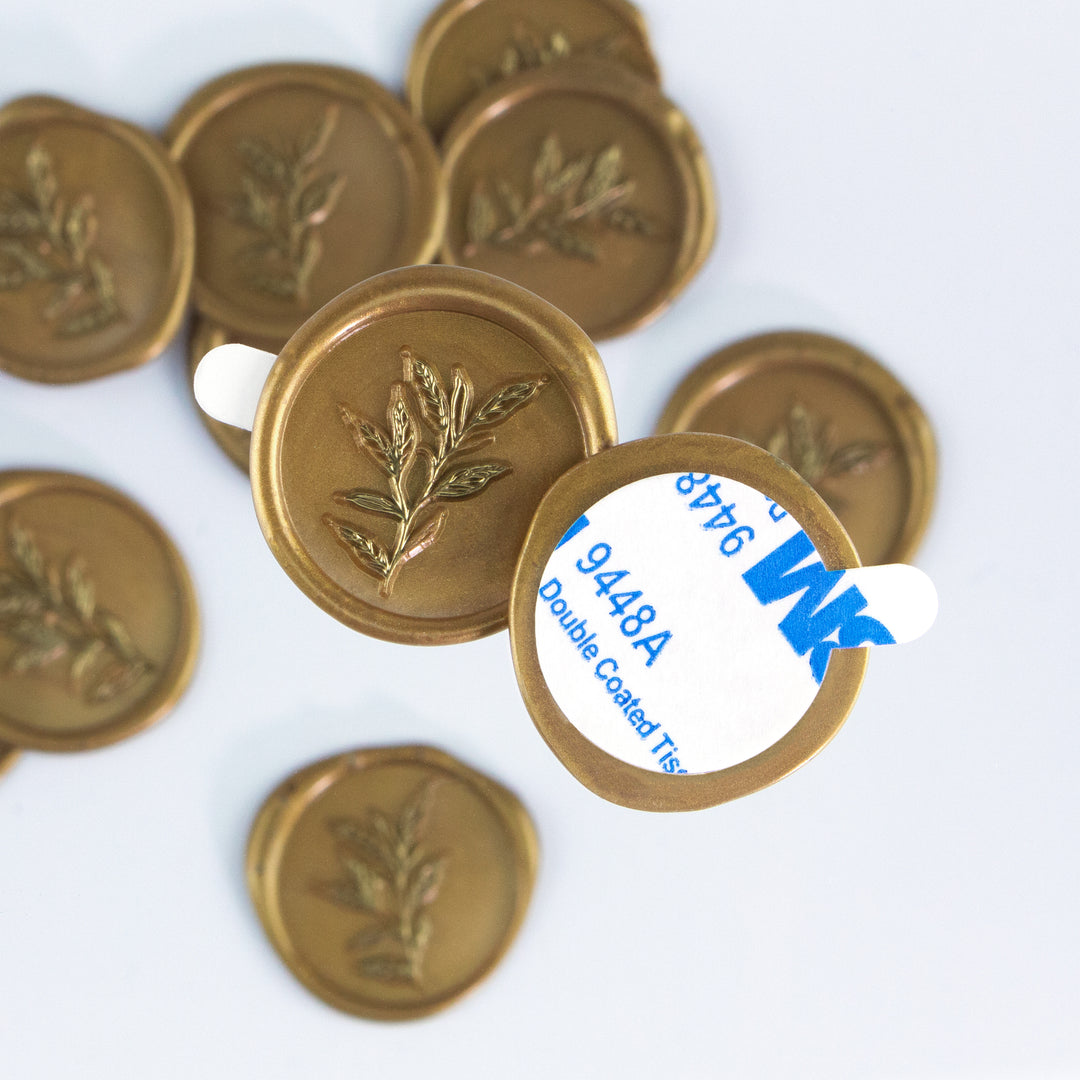 Wax Seal Stickers - Decorative Foliage