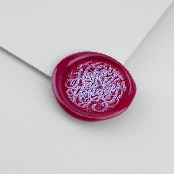 Kustom Haus - Wax Seal Stamp - Happy Holidays