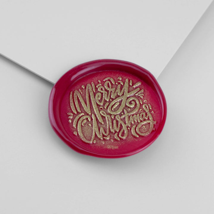 Kustom Haus - Wax Seal Stamp - Merry Christmas