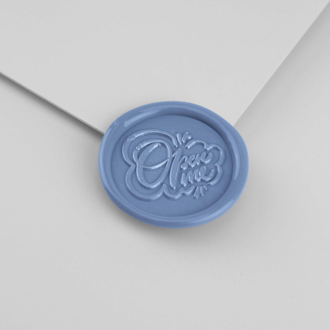 Kustom Haus - Wax Seal Stamp - 'Open Me' Cloud