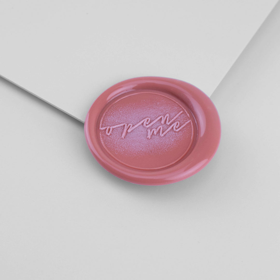 Wax Seal Stamp - Handwritten ‘Open Me’