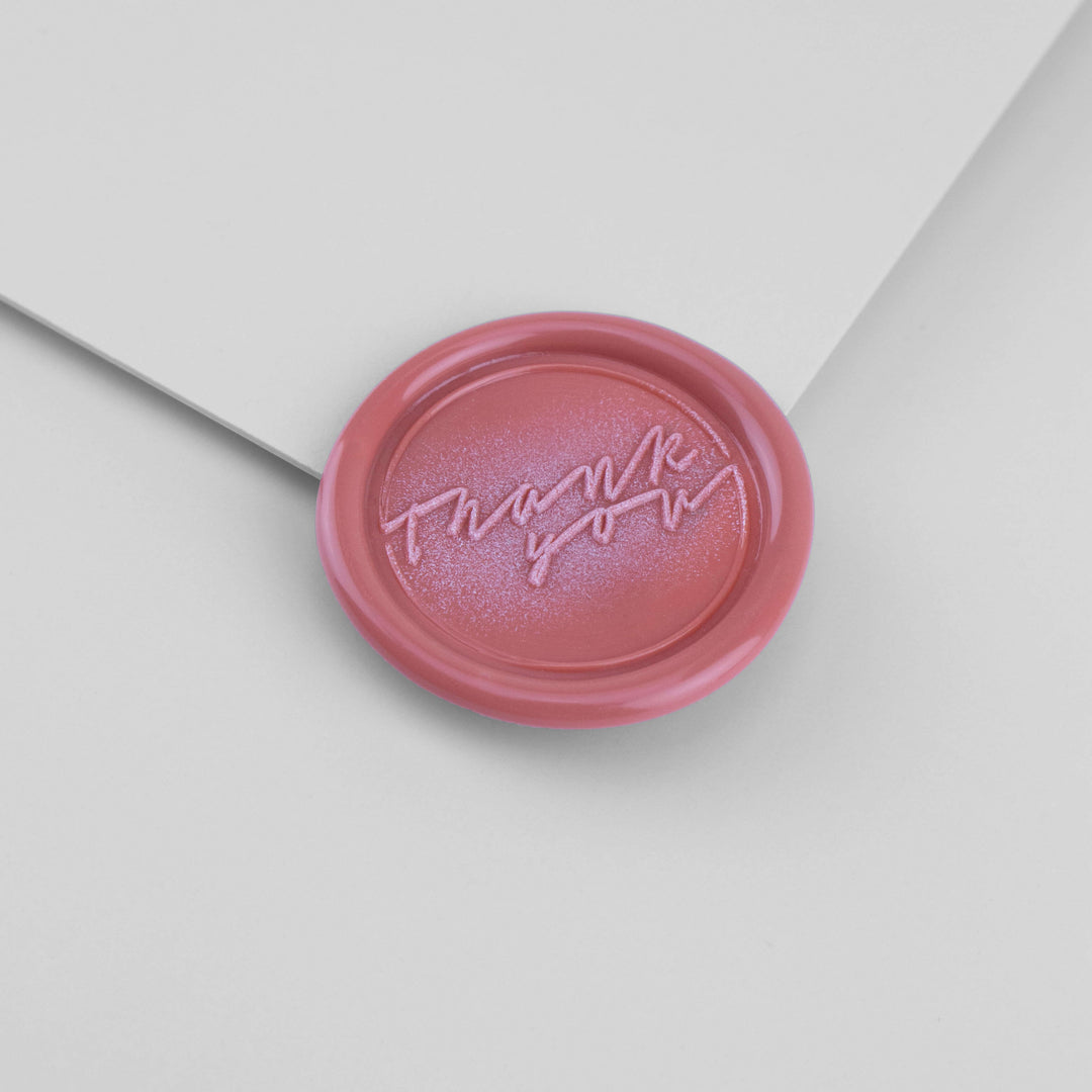 Wax Seal Stamp - Handwritten ‘Thank You’